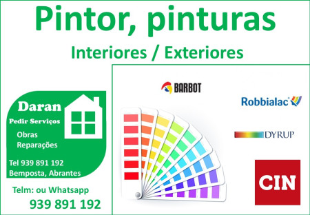 Pintar casa, exterior, 939891192, tel ou whatsaap, pintor.